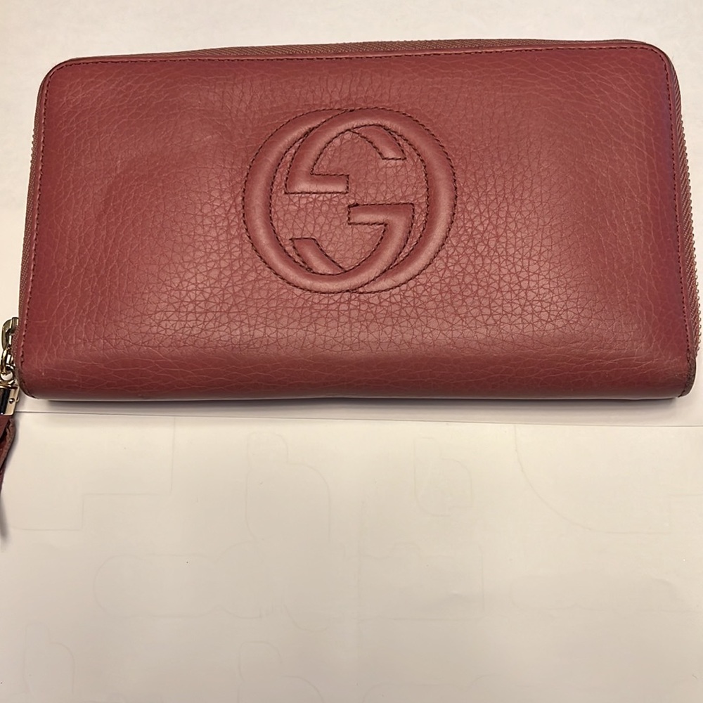 Gucci Soho Wallet Wristlet Authentic - Picture 5 of 17